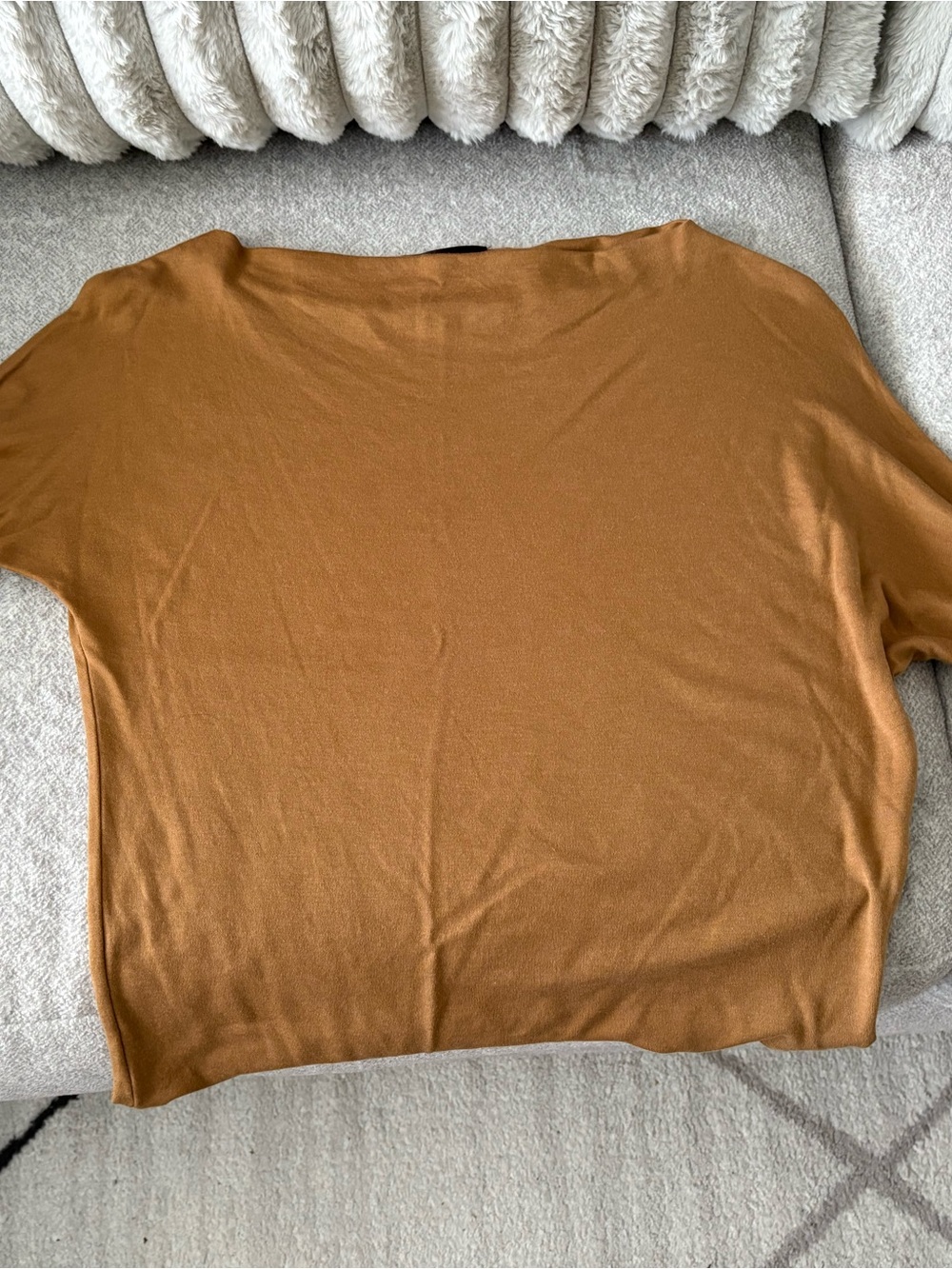 Banana Republic Caramel Boatneck Knit Top